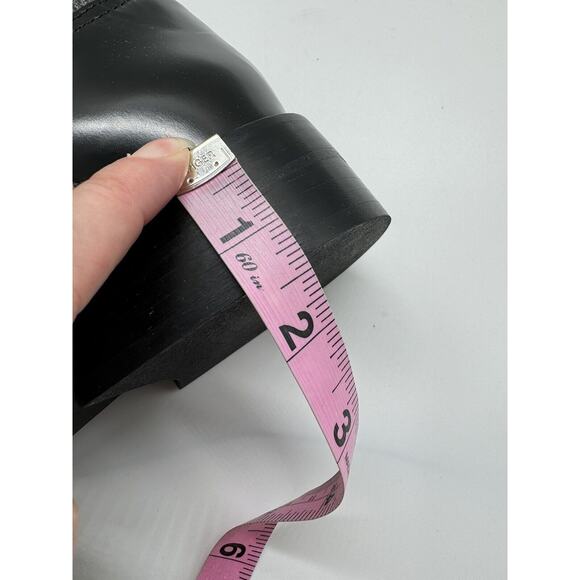 NWB J. Crew Black Italian Leather Rib-Cuff Chelsea Ankle Boots Pull On Shoes 9.5 - Picture 9 of 10